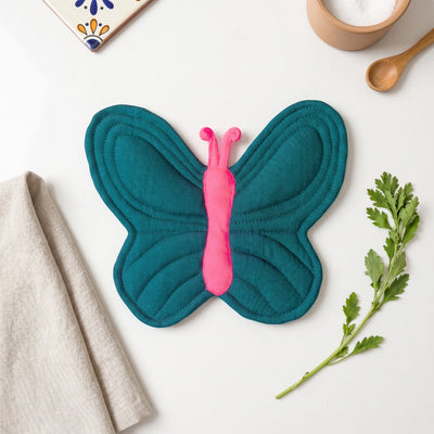 Petal Butterfly Potholder - Frida-Inspried Kitchen Decor
