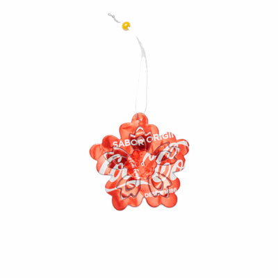 Recycled 3D Flower Ornament - Set of 2