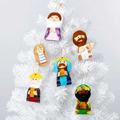 Nativity Ornament & Puppet Set