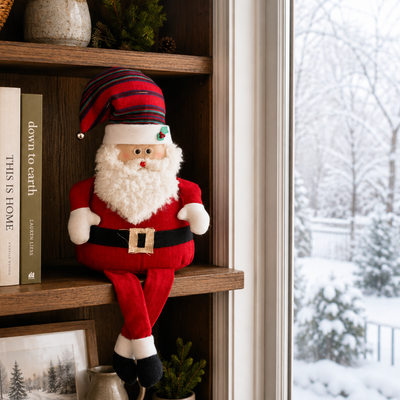 Giant Sitting Santa Decoration
