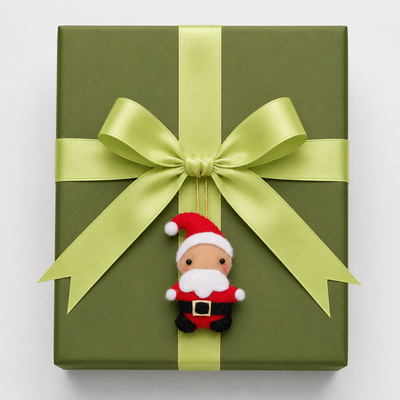 Mini Santa Claus Felt Ornament