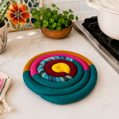 Bloom Spiral Spiced Trivet - Large