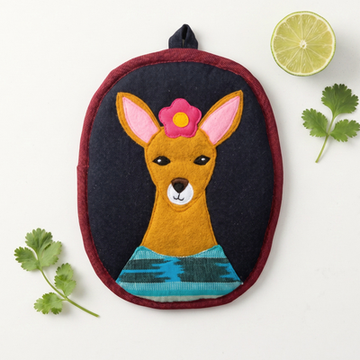 Granizo the Deer Potholder - Frida-Inspired Kitchen Decor