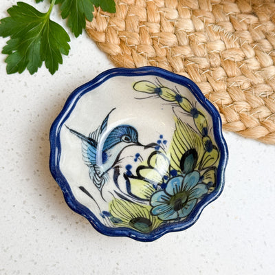 Hummingbird Ceramic Salt and Spices Pinch Bowl 2
