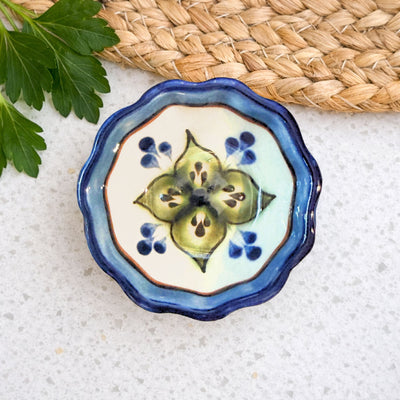 Mini Ceramic Pinch Bowl – Hand-Painted Floral