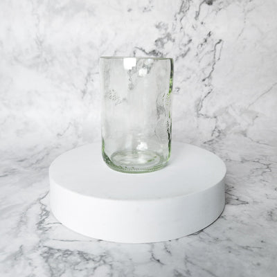 Reclaimed Clear Glass Tall Tumblers – Set of 4 example