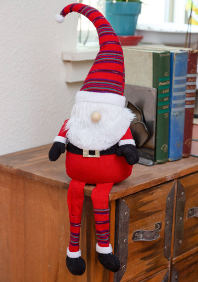 Giant Sitting Santa Gnome Decoration