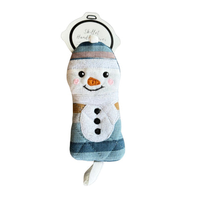 Snowman Skillet Handle Holder