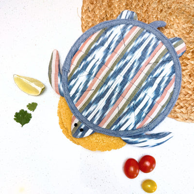 Turtle Tortilla Warmer On Kitchen