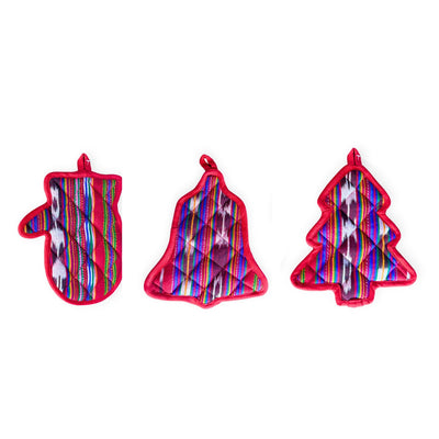 Holiday Pot Holder or Trivet Set