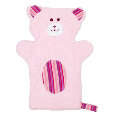 Bear Bath Mitt & Washcloth – Oakley the Bear