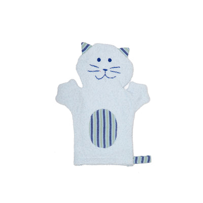 Kitty Bath Mitt & Washcloth - Cleo the Cat