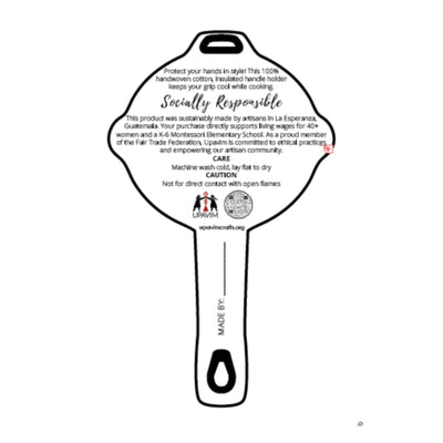 Snowman Skillet Handle Holder