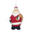 Whimsical Felt Santa Ornament