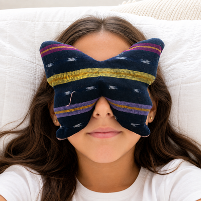 Weighted Lavender Butterfly Eye Bag – Small