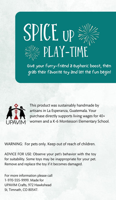 Organic Catnip Hacky Sacks Cat Toy