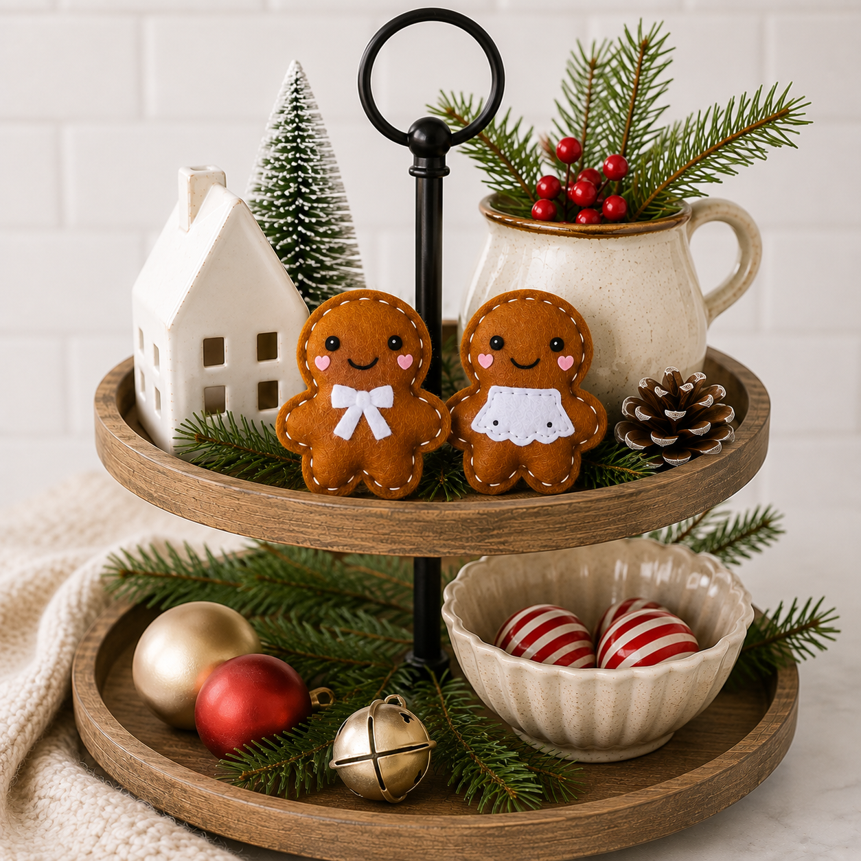 Mini Gingerbread Person Ornament