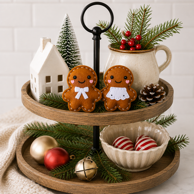 Mini Gingerbread Person Ornament