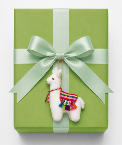 Felt Llama Ornament