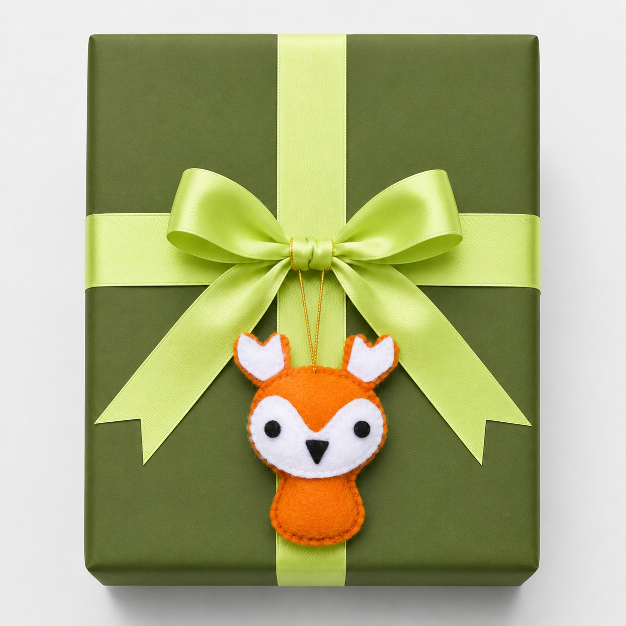 Mini Reindeer Felt Ornament