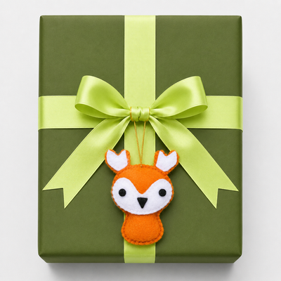 Mini Reindeer Felt Ornament