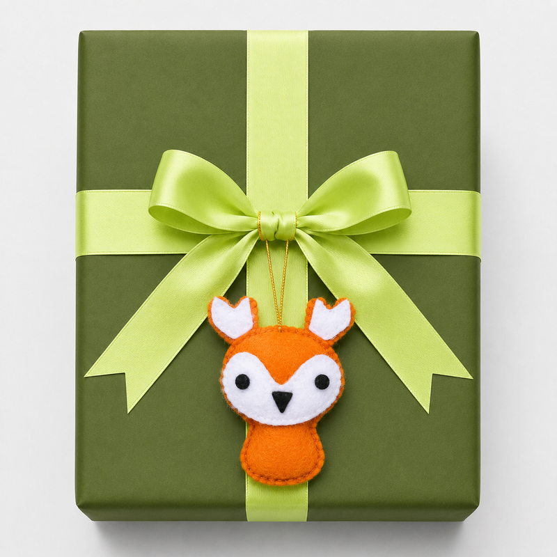 Mini Reindeer Felt Ornament