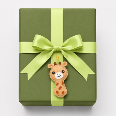 Mini Giraffe Felt Ornament