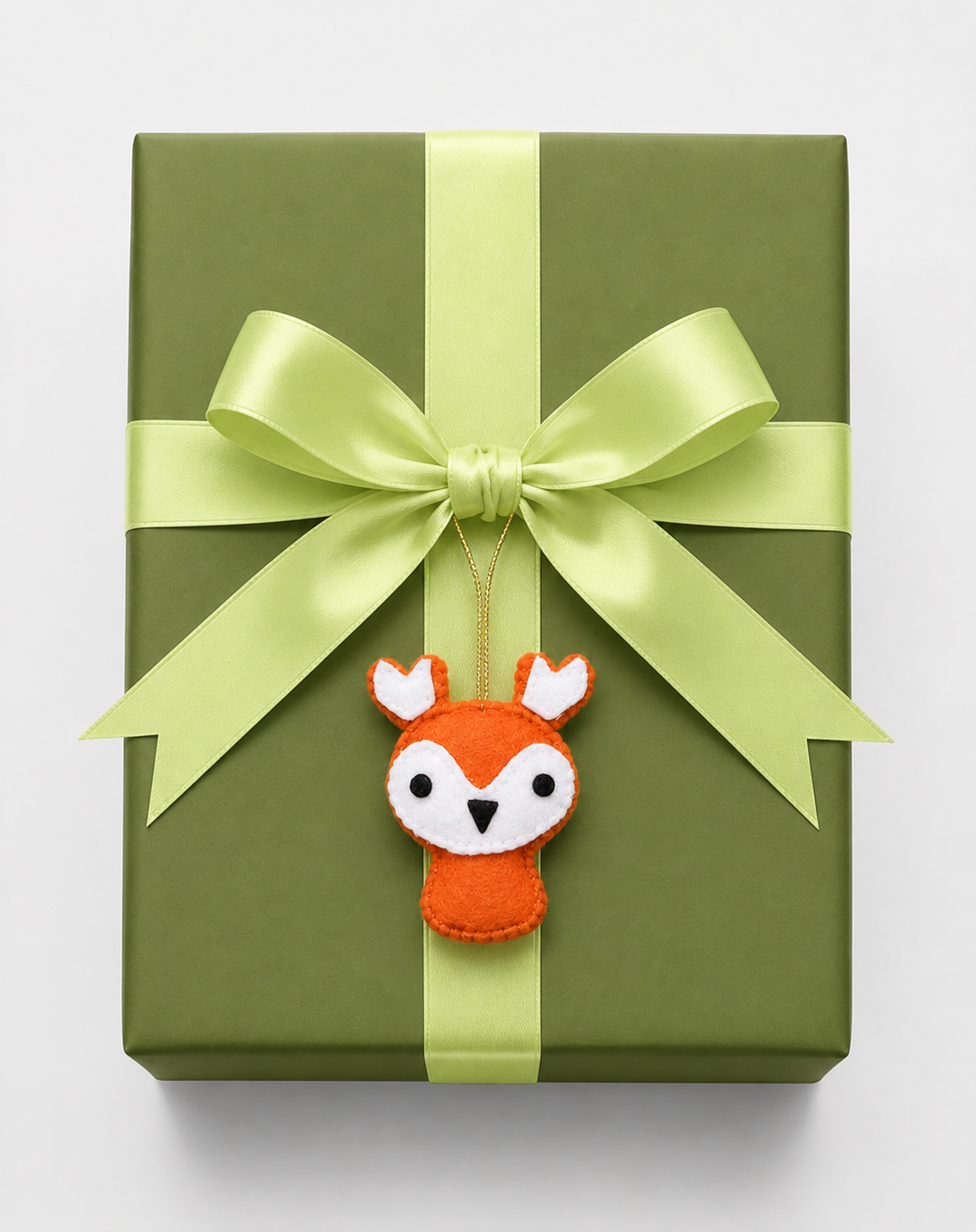 Mini Reindeer Felt Ornament