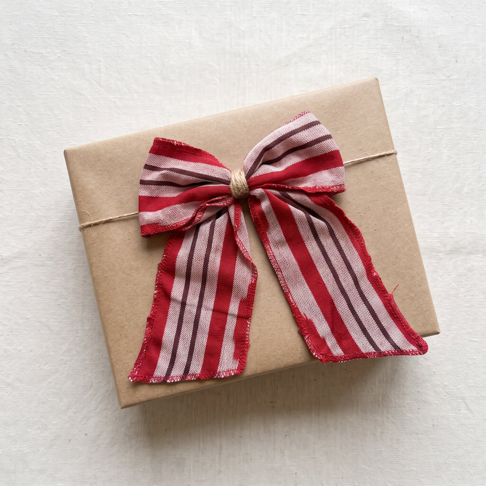 Reusable Fabric Bow Gift Topper