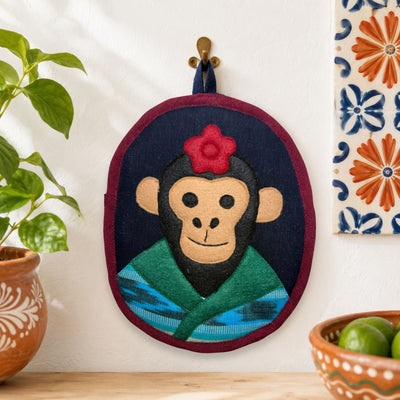Fulang-Chang the Monkey Potholder - Frida-Inspired Kitchen Decor