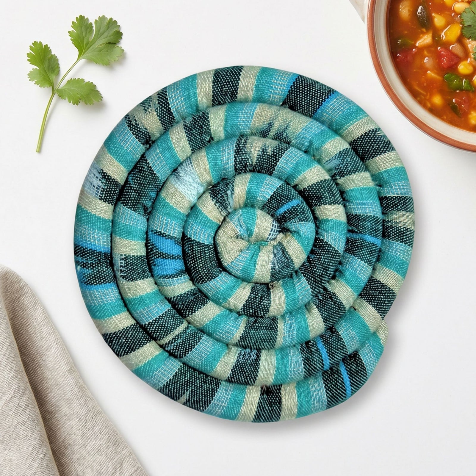 Garden Spiral Medium Trivet - Frida-Inspired Kitchen Decor