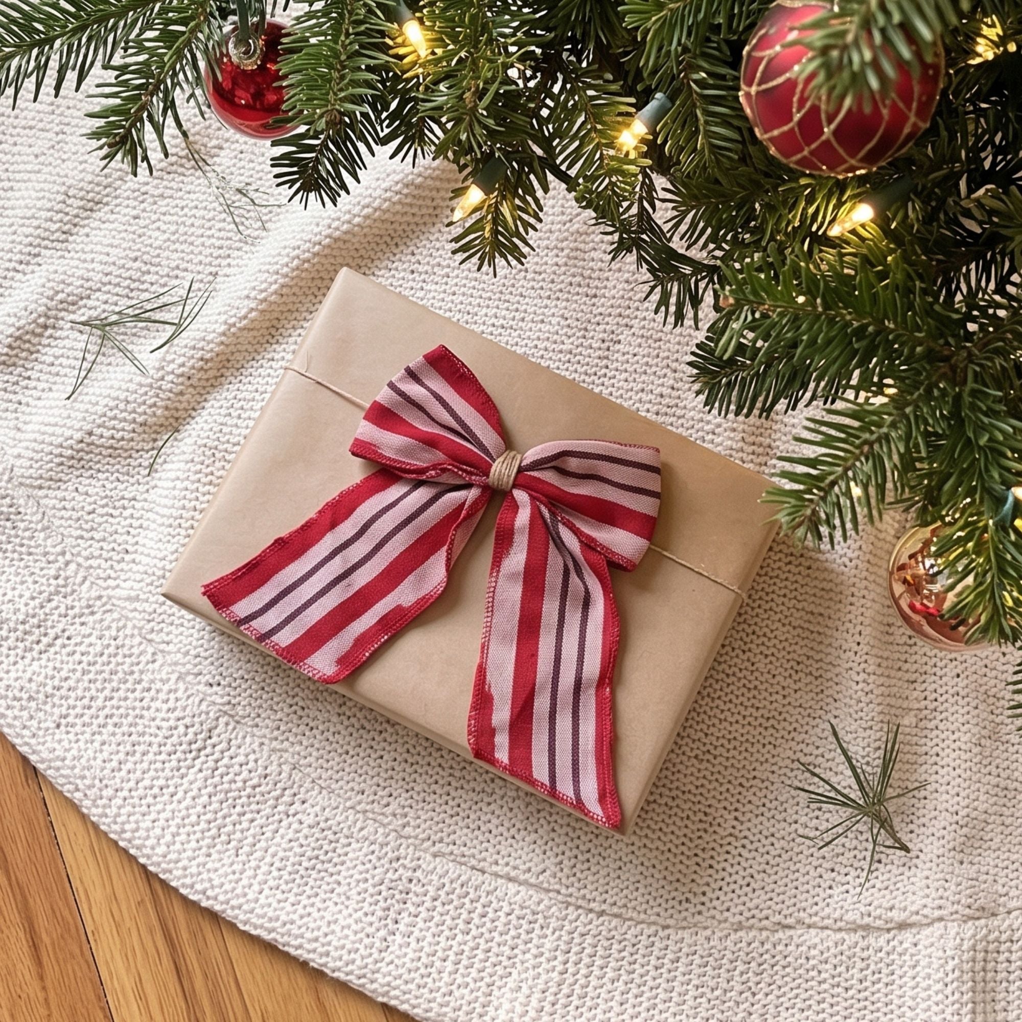 Reusable Fabric Bow Gift Topper