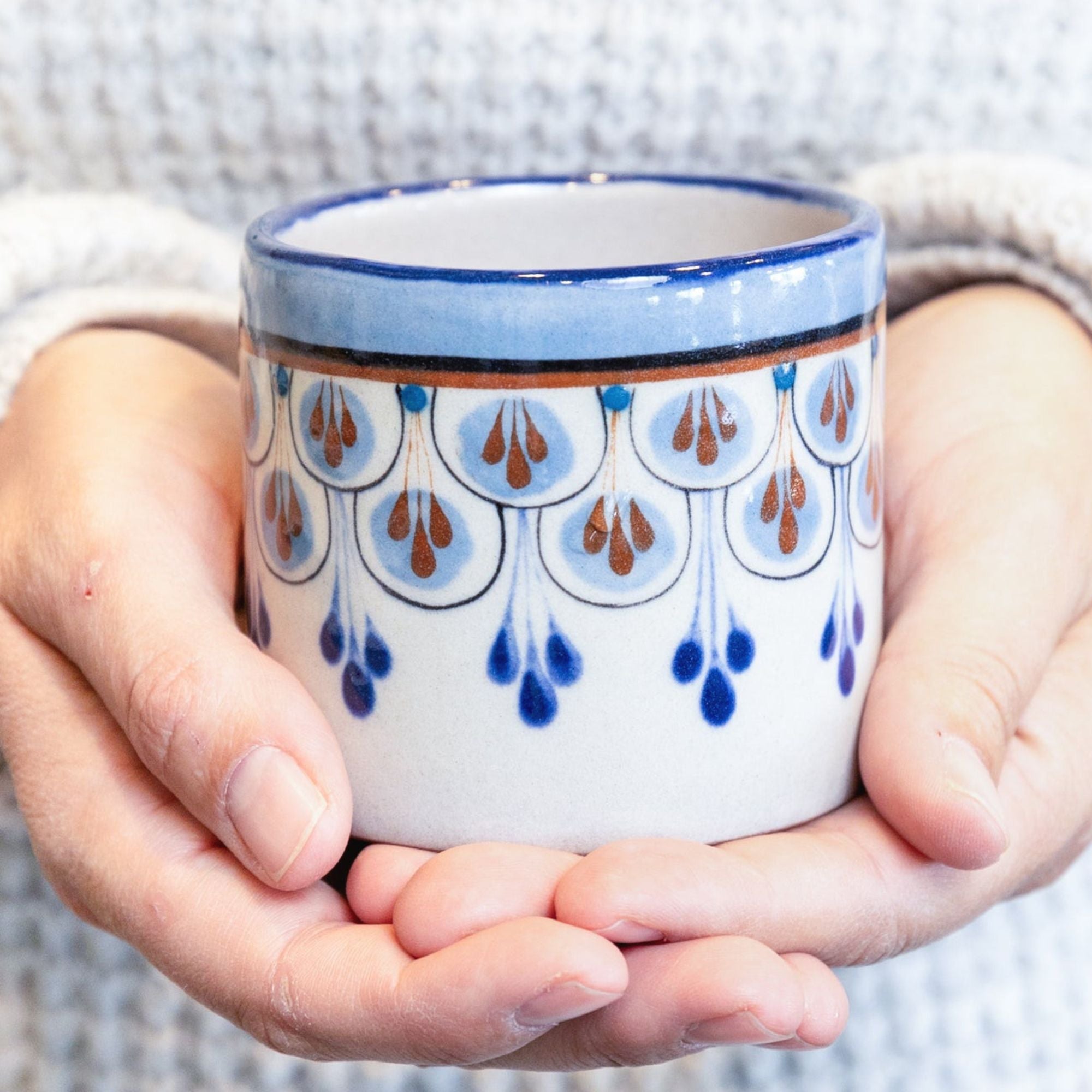 Short Guatemalan Stoneware Cup