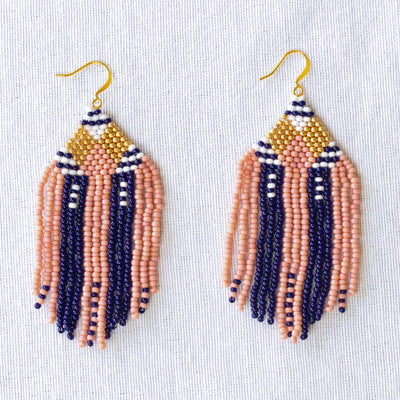 Gloria Seed Bead Earrings