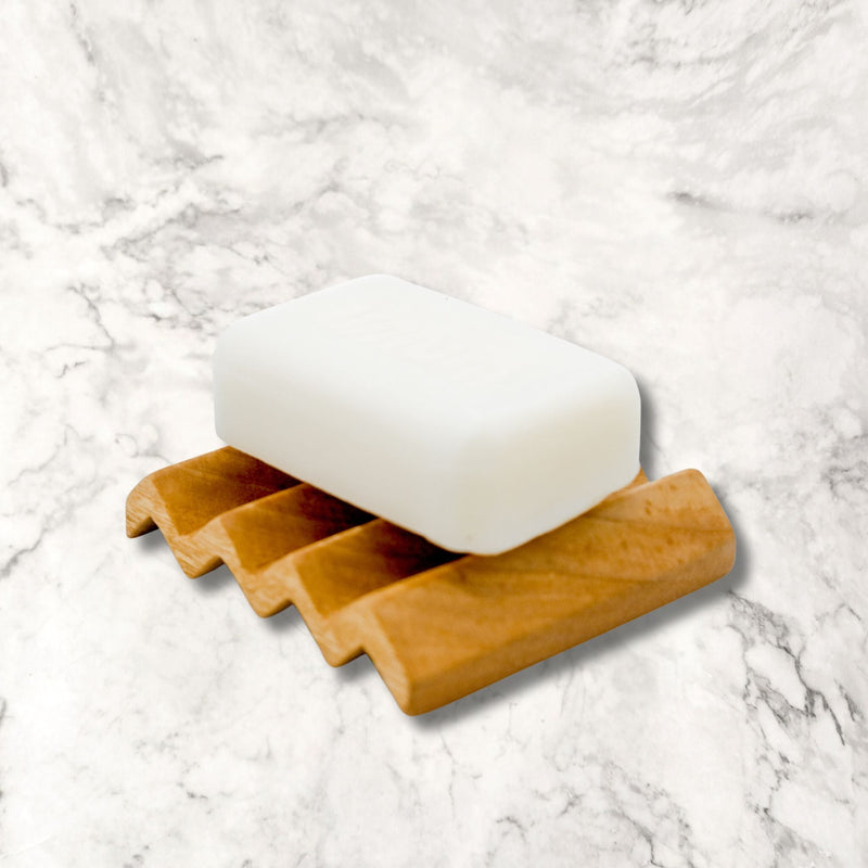 Hand Carved Wooden Soap Dish