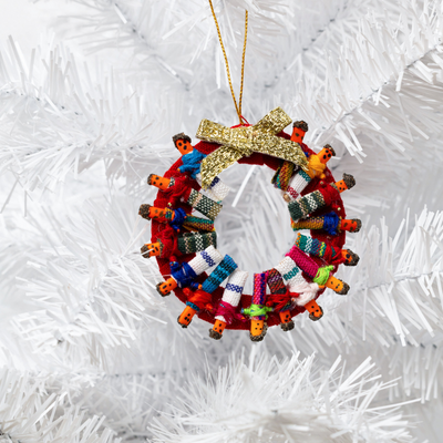 Worry Doll Wreath Ornament