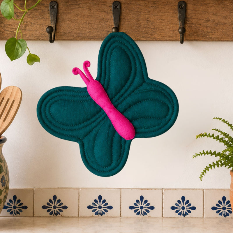 Petal Butterfly Potholder - Frida-Inspried Kitchen Decor