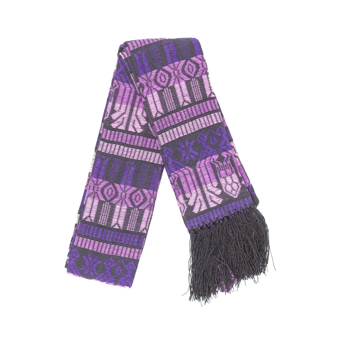 Fair Trade Purple Brocaded Clerical Stole