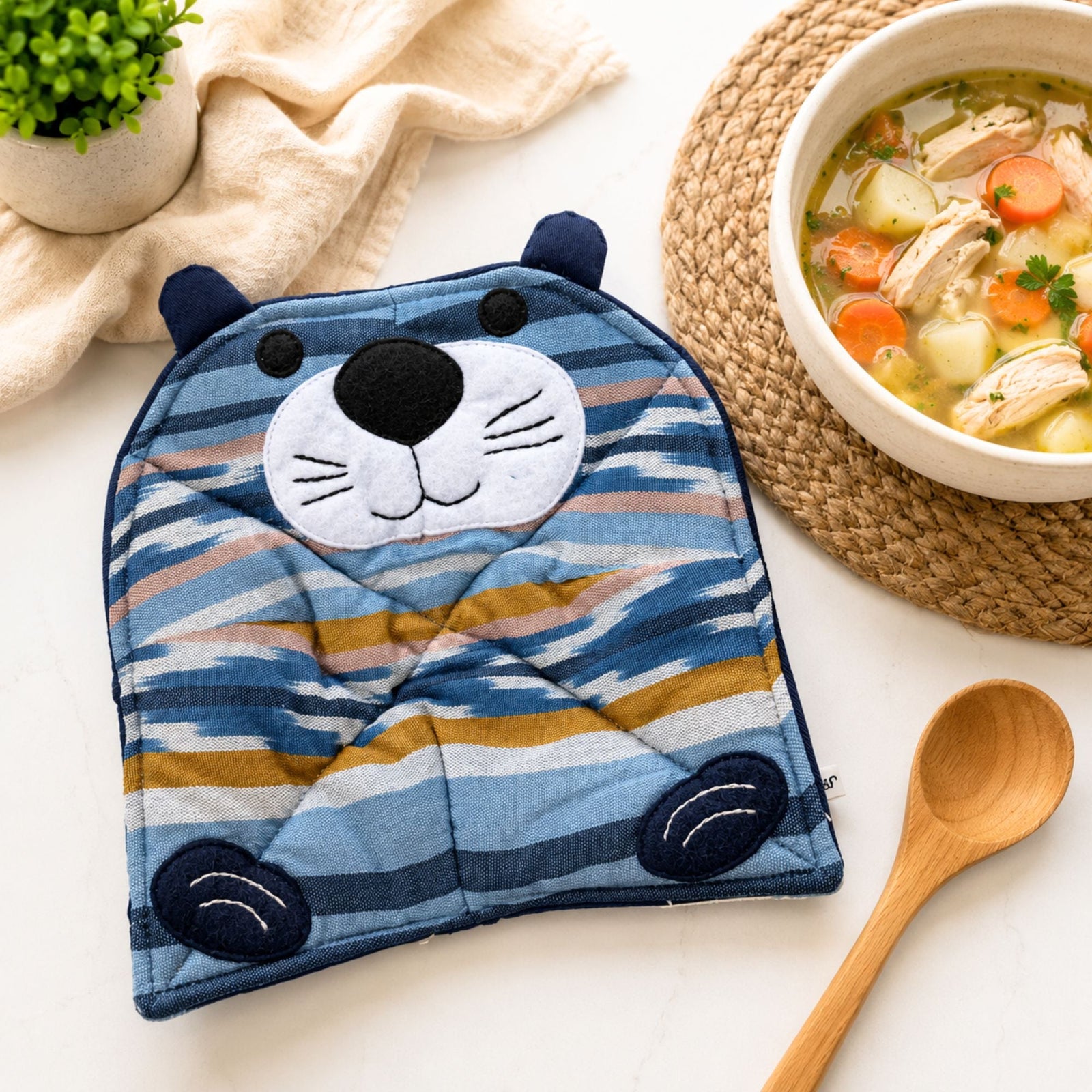 Sea Otter Microwave Bowl Cozy