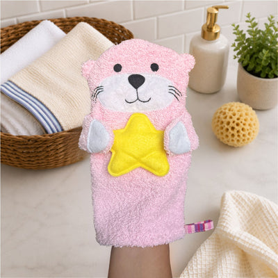 Baby Washcloth Bath Mitt – Rosie the Sea Otter