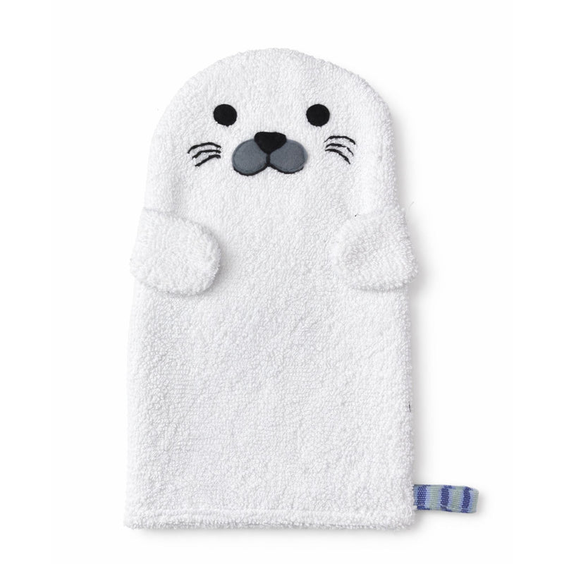 Baby Washcloth Bath Mitt – Pearl the Seal