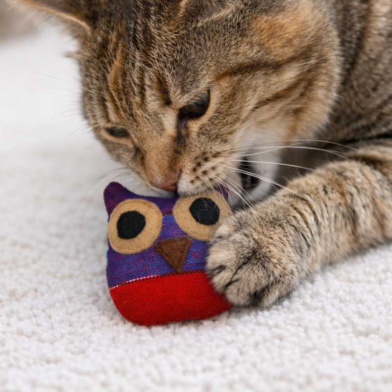 Organic Catnip Owl Cat Toy