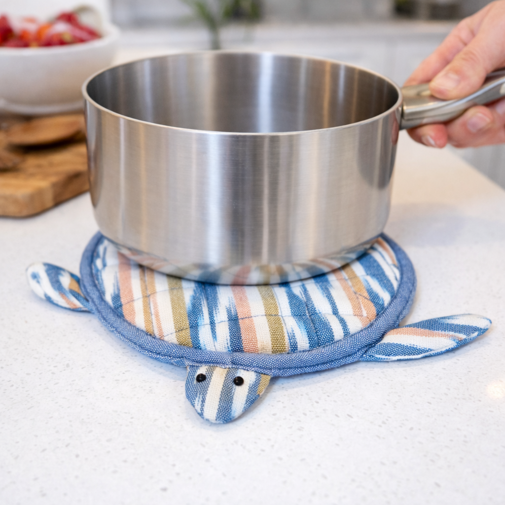 Turtle Dual-Purpose Trivet & Pot Holder
