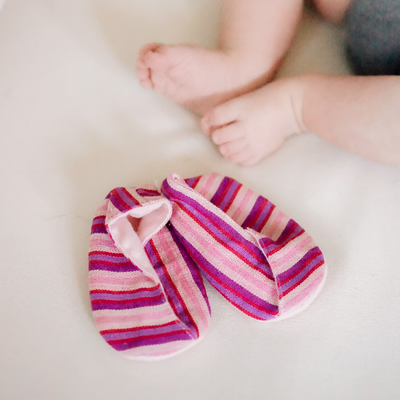 Handwoven Baby Booties