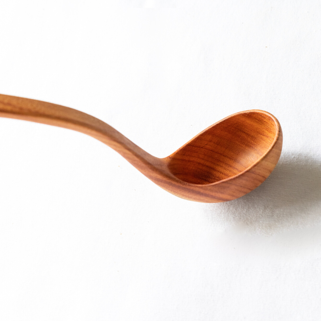 Hand Carved Wood Ladle