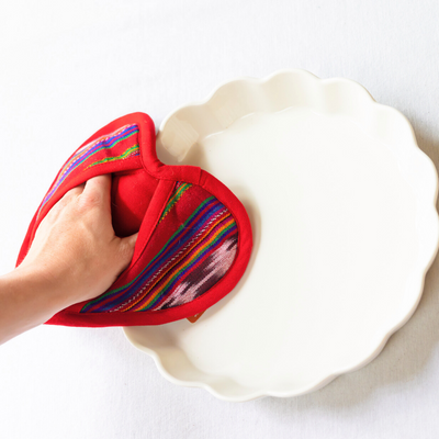 Festive Heart Pot Holder