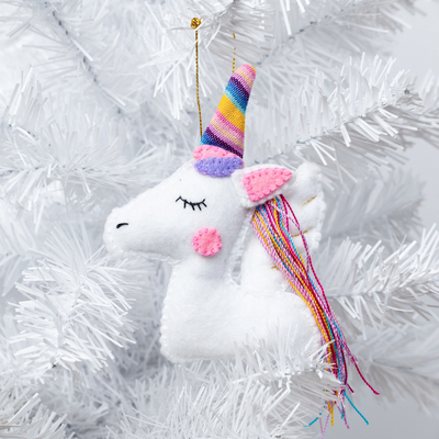 Felt Unicorn Ornament