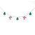 Snowman and Christmas Tree Garland