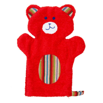 Bear Bath Mitt & Washcloth – Oakley the Bear