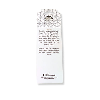 Worry Free Amulet Keyring with Worry Dolls